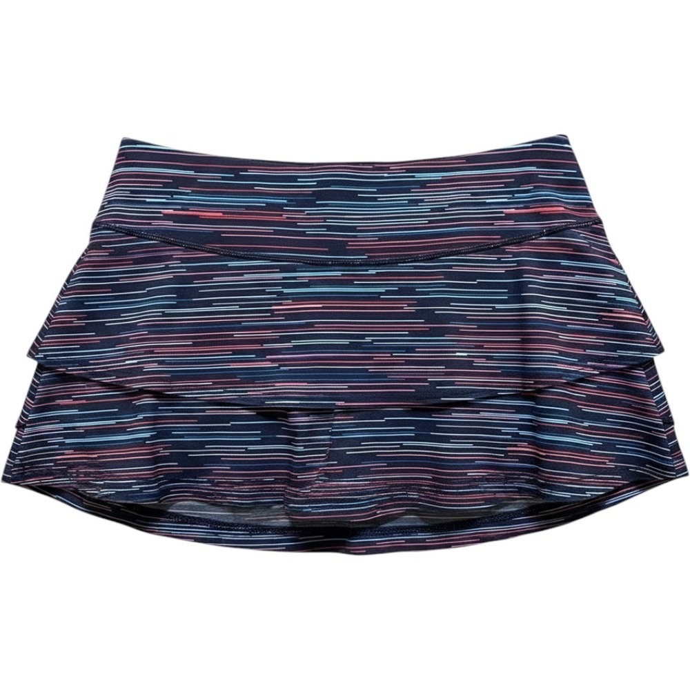 Athleta Stripe Tiered Active Skort Women Size M Tennis Golf Running‎